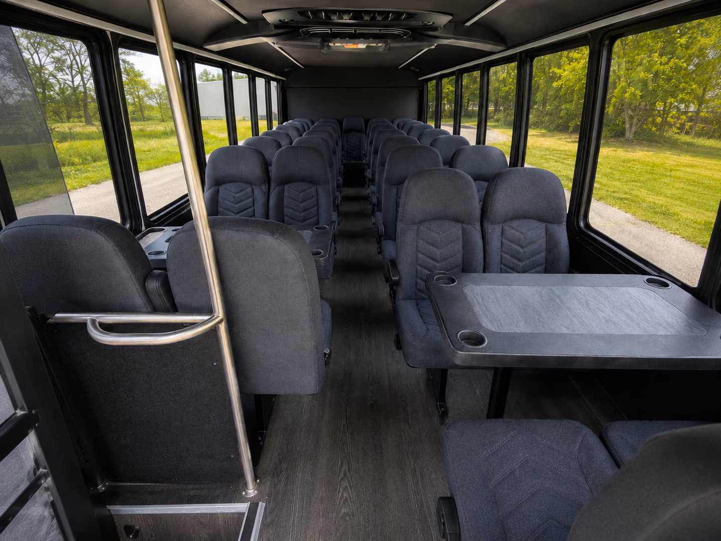 eugene 20 passenger minibus interior