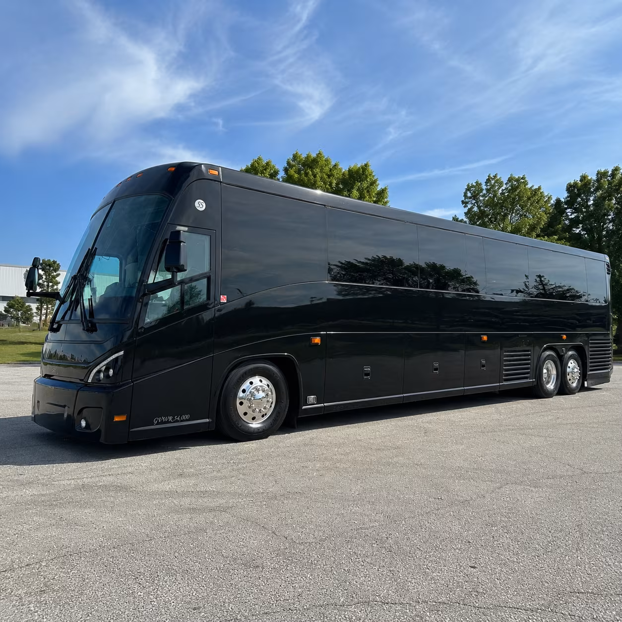 eugene 47 passenger charter bus