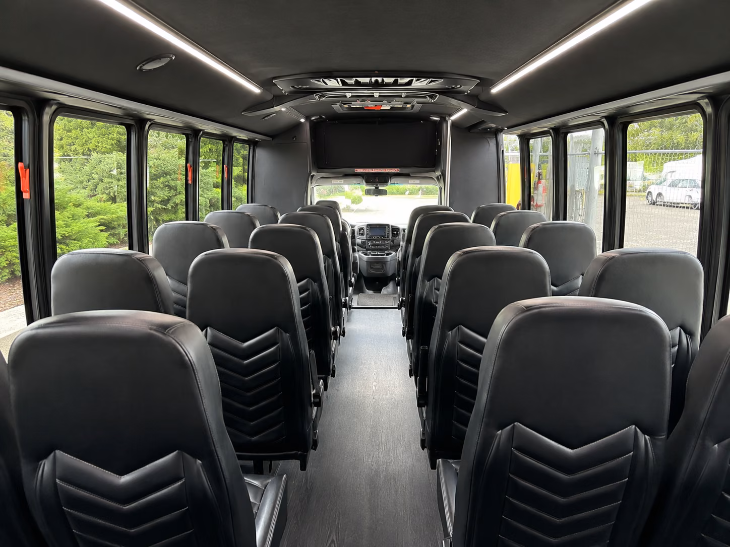 eugene field trip transportation onboard seating