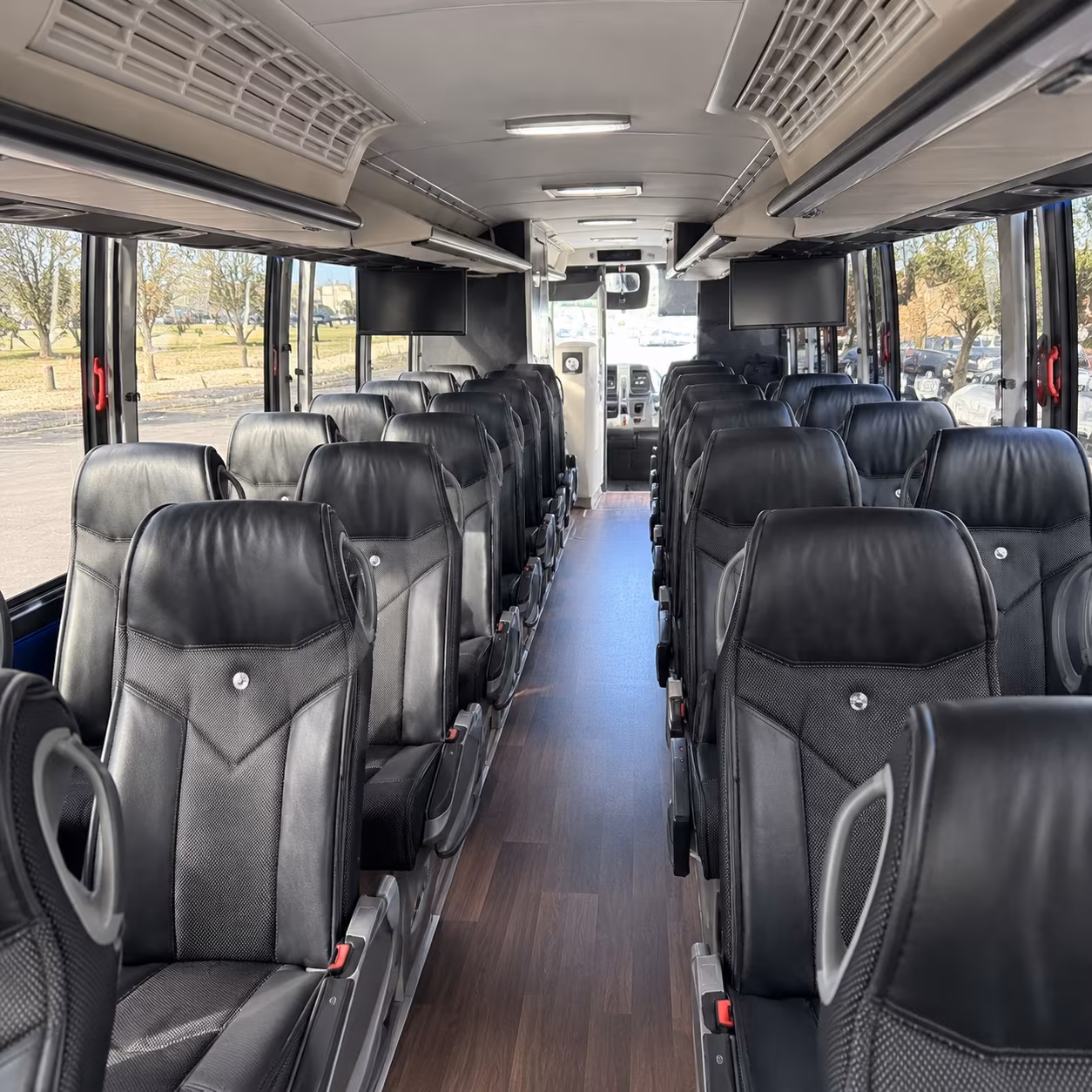 eugene long distance charter bus rental