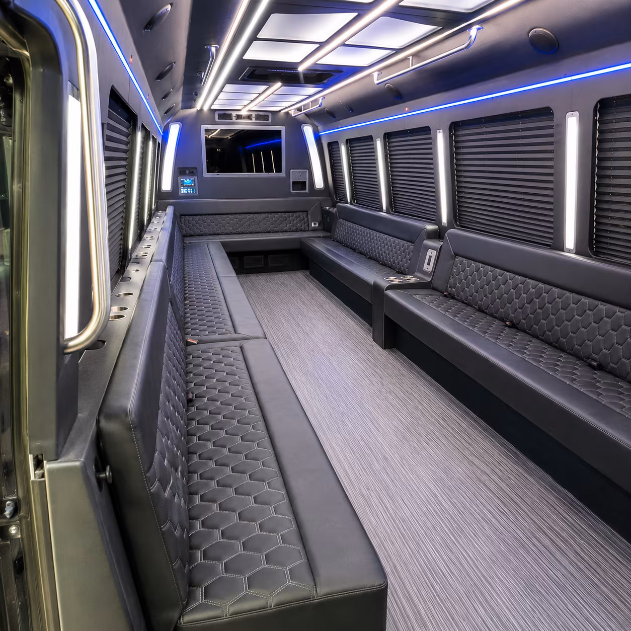 eugene party bus interior
