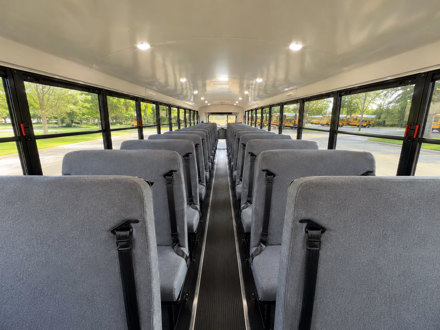 eugene school bus inside